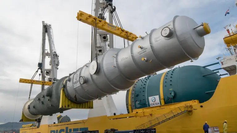 Embarque de equipos fabricados por IDESA