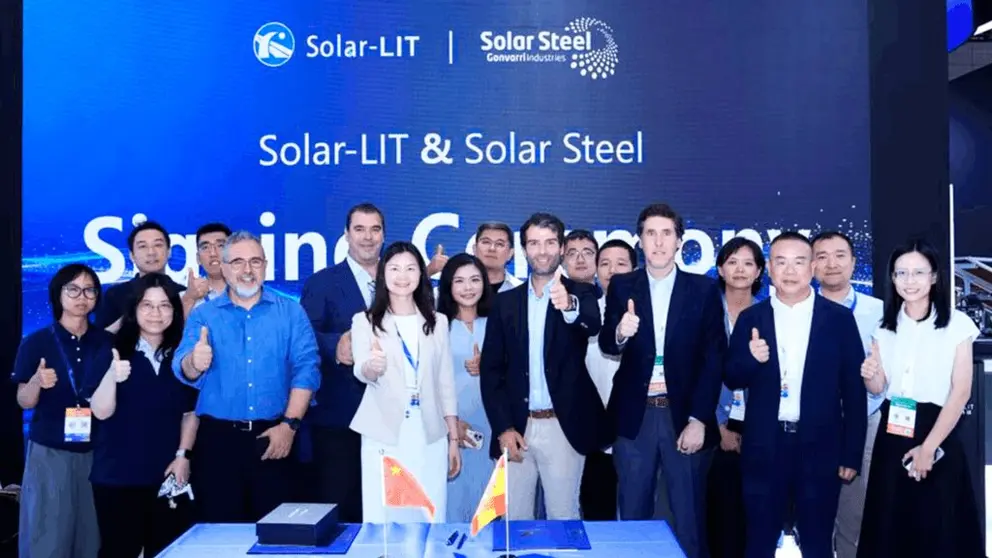 Gonvarri Solar Steel se al&iacute;a con Solar-LIT para integrar robots de limpieza en sus seguidores solares desde la fase de dise&ntilde;o