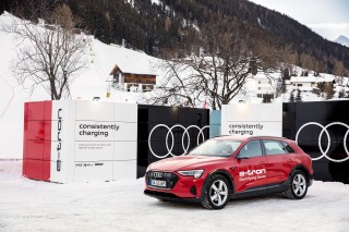 Audi en el Foro de Davos. Fuente: AUDI