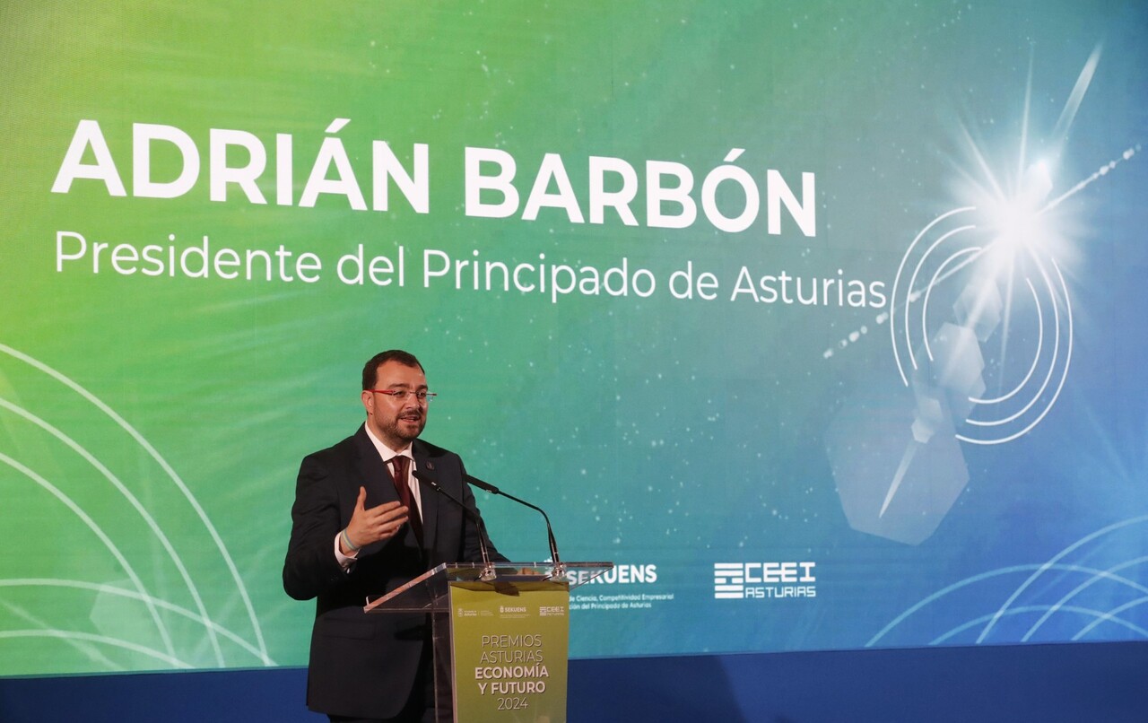 El presidente del Principado, Adrián Barbón / Foto cedida.