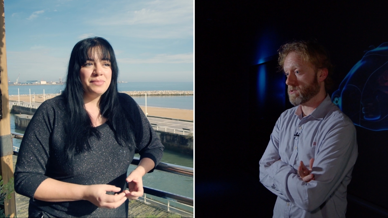 Tamara Fernández, cofundadora de Ingeniacity; y José Luis Mújica, informático en Signal Software.