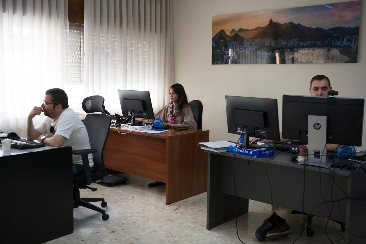 El equipo de NGI en sus oficinas de Oviedo / Marta Martín